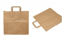 Хартиена торбички за пазар с плоска дръжка с размер 320x170x310 mm - 25 бр./опаковка 
