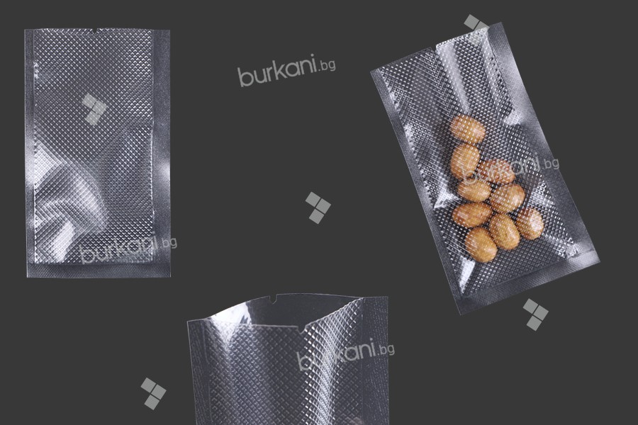 Вакуумни торбички за хранителни продукти -  70х120 мм - 100 бр