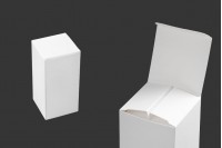 Бяла хартиена кутия с размери  53x53x108 mm - 20 бр./пакет
