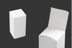 Beyaz renkli karton kutu 63x63x118 mm - 20 adet