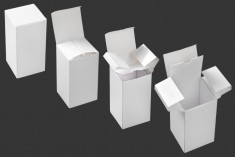 Хартиена бяла кутия с размери  63x63x118 mm - 20 бр.