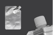 Алуминиева Doy Pack 500 ml със странична бяла капачка - 50 бр Алуминиева Doy Pack 500 ml със странична бяла капачка - 50 бр