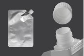 Алуминиева Doy Pack 500 ml със странична бяла капачка - 50 бр Алуминиева Doy Pack 500 ml със странична бяла капачка - 50 бр