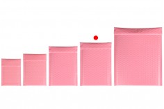 Пощенски пликове с мехурчета розов мат 15х21 см - 10 бр. 