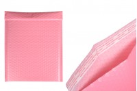 Розови матови пликове с мехурчета 23х30 см - 10 бр.