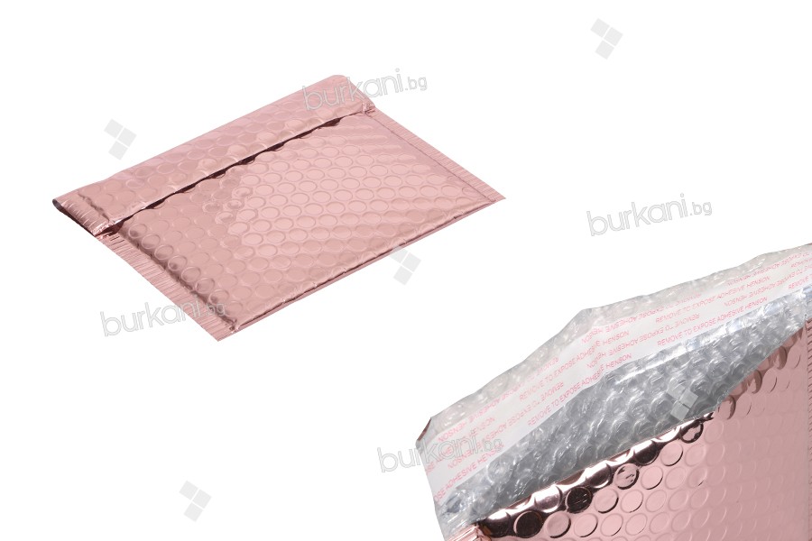 pembe parlak  renkli 16x13 cm airplastlı zarflar