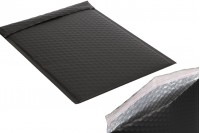 Siyah mat renkte 26x38 cm airplast ile zarflar - 10 adet