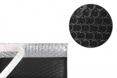 Siyah mat renkli 13x18 cm airplast&#39;lı zarflar - 10 adet