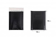 Черни пликове с мехурчета  13х19 см - 10 бр. 