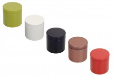 Метална цилиндрична кутия с размери 47х45 мм в различни цветове 
