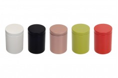Метална цилиндрична кутия с размери  47х65 мм в различни цветове