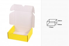 Цветна опаковъчна кутия от крафт хартия 170х130х60 мм - 20 бр