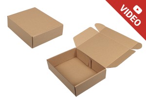Кутия от крафт картон с размери  260x200x70 mm  - 20 бр.-изображение_продукт