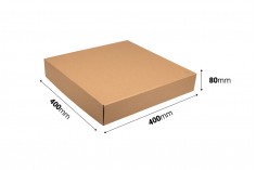  400x400x80 mm  penceresiz kraft kağıt kutu