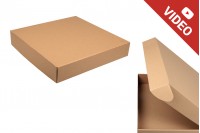 Хартиена крафт кутия с размери 400x400x80 mm - 20 бр./опаковка