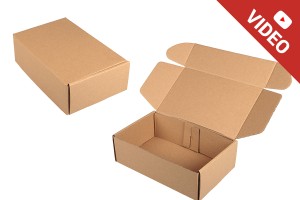 Опаковъчна крафт кутия с размери 260x160x80 mm - 20 бр./пакет-изображение_продукт