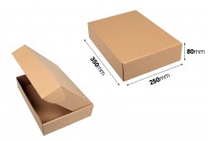 Penceresiz Kraft kağıt ambalaj kutusu 350x250x80 mm- 20 adet