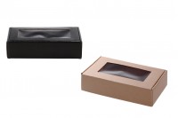 Кутия за съхранение от крафт хартия с размери  240x130x60 mm