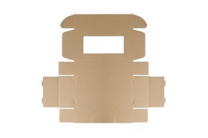 Кутия за съхранение от крафт хартия с размери  240x130x60 mm-изображение_група