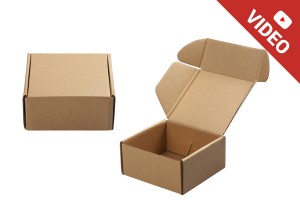 Крафт  опаковъчна кутия без прозорец 130x120x60 mm - опаковка от 20 бр-изображение_продукт