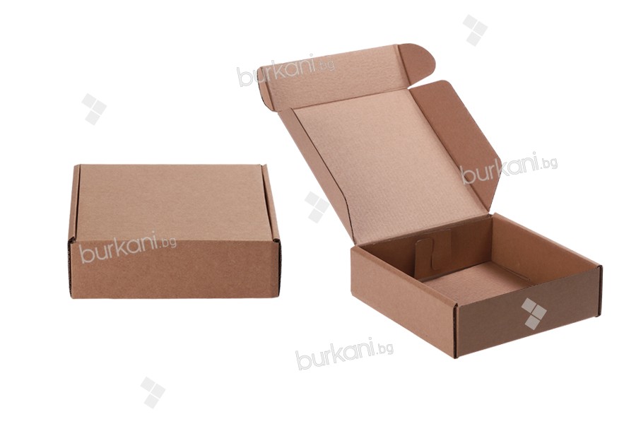 Крафт опаковъчна кутия без прозорец 170x170x50 mm - 20pcs