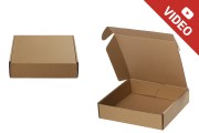 Крафт хартиена кутия без прозорец с размер 210х210х50 мм - пакет 20 бр