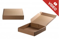 Картонена крафт кутия  без прозорец 250x250x50 mm - Опаковка от 20 бр
