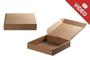 Картонена крафт кутия  без прозорец 250x250x50 mm - Опаковка от 20 бр-изображение_продукт