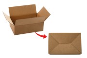 Karton 19,8x13x6,8 - 3 yapraklı , kahverengi kutu  - 20 adet