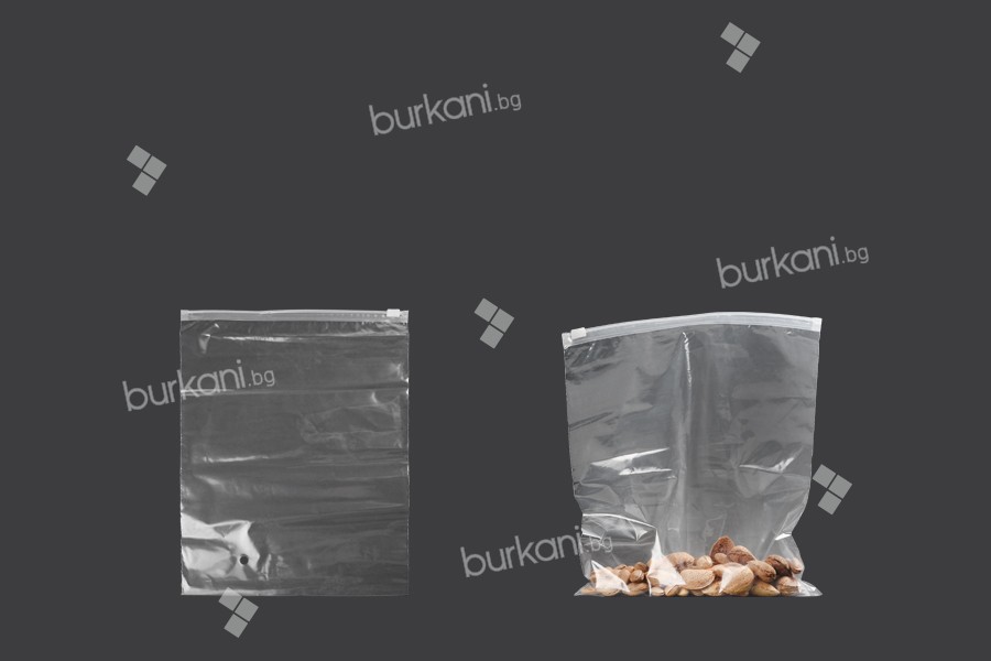 Торбички  с цип 220x280 mm , пластмасови  прозрачни - 50 бр