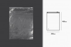 Пластмасов прозрачни пликове с цип с размери  300x400 mm - 50 бр.