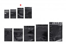 Алуминиеви торбички  с цип 90x160 mm, прозрачна лицева страна и възможност за термо запечатване - 100 бр