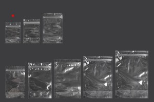 Прозрачна Doy Pack опаковка с размери  90x30x130 mm с цип - 100 бр.-изображение_група