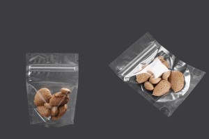 Прозрачна Doy Pack опаковка с размери  90x30x130 mm с цип - 100 бр.-изображение_група