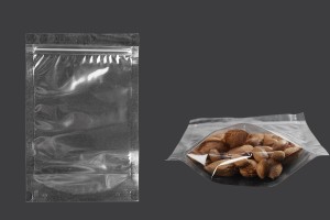 Прозрачна опаковак Doy Pack с размери  160x40x240 mm с цип - 100 бр.-изображение_продукт
