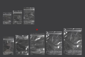 Прозрачна опаковак Doy Pack с размери  160x40x240 mm с цип - 100 бр.-изображение_група