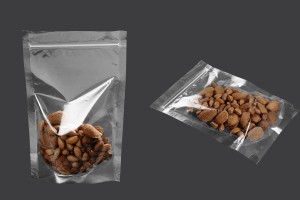 Прозрачна опаковак Doy Pack с размери  160x40x240 mm с цип - 100 бр.-изображение_група