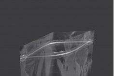 Прозрачна  Doy Pack опаковка с размери 100x30x150 mm с цип затваряне - 100 бр.
