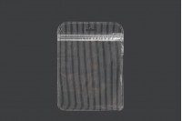 Пластмасови прозрачни пликове с цип и дупка Eurohole 122х170 мм - 100 бр.