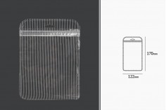 Пластмасови прозрачни пликове с цип и дупка Eurohole 122х170 мм - 100 бр.