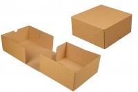 Картонена 3-пластова кутия с размери 24,5x24,5x11,5 cm (ΝΟ90) - 25 бр.