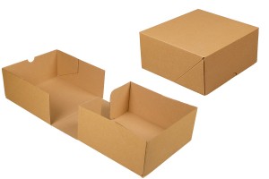 Картонена кутия 245x245x115 мм 3-слойна с автоматично сглобяване (№ 90) - 25 бр.-изображение_продукт