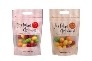 Пликове тип ДОЙ ПАК с цип затваряне 150x40x230 mm с прозорец, с дръжка, с възможност за термозапечатване -50 бр./пакет-изображение_група