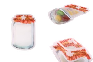 Пликове тип Doy Pack с цип във формата на буркан с размери 105x30x154 mm с цип затваряне - 50 бр./пакет-изображение_продукт
