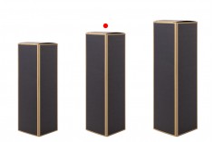 38x38x136 mm altın bordürlü karton kutu - 20 adet