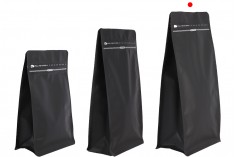 Doy Pack tipi alüminyum poşetler, ısıl yapışmalı kapatma, emniyet bandı ile açma ve fermuar kullanımı 150x95x325 mm  - 25 adet