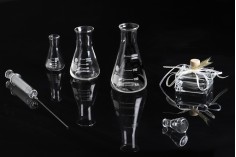 Erlenmeyer 10 ml Cam Şişe Şişesi