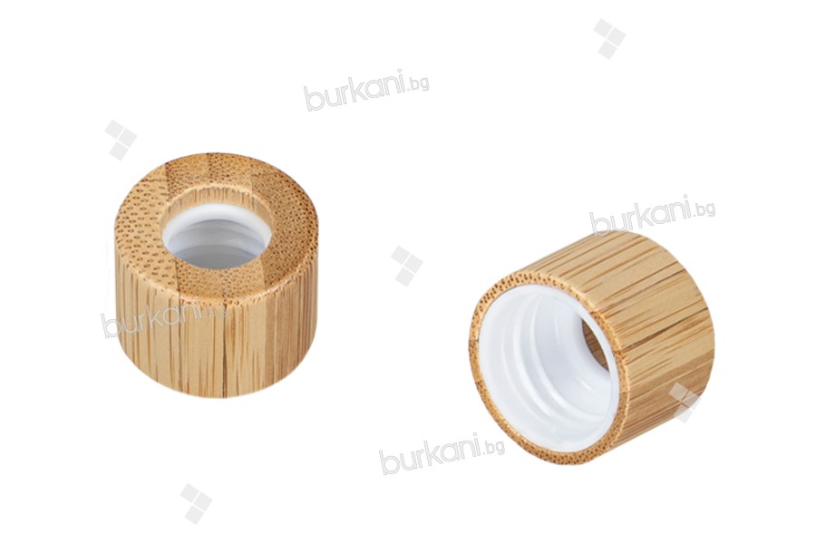 Пластмасов ринг с дървено покритие за 5 до 100 ml капкомери