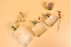  Cam parfüm şişesi  dikdörtgen 100 ml