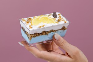 Чаша (купа) 140 мл в правоъгълна форма за сладкa- 25 бр-изображение_група